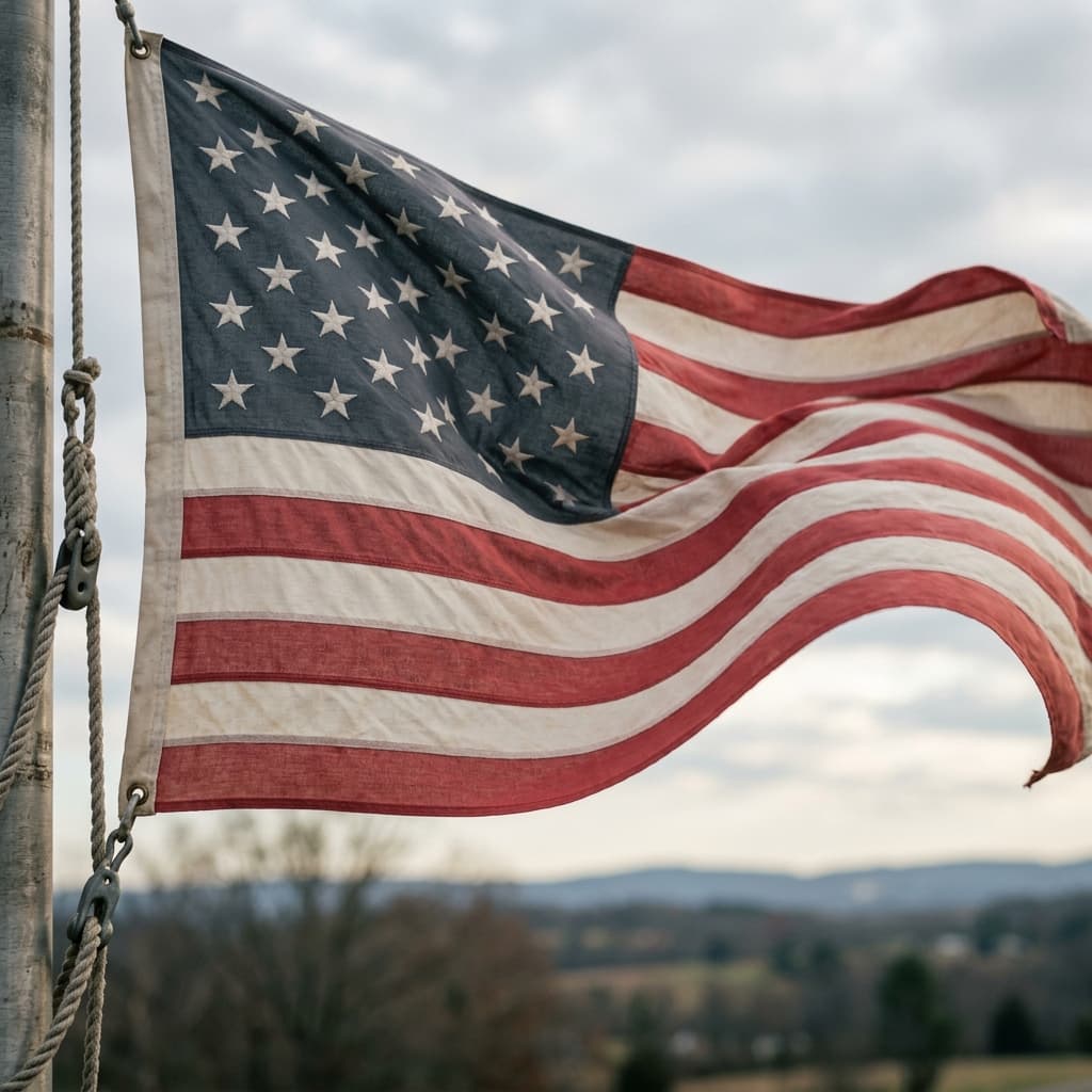 USA Flag Background